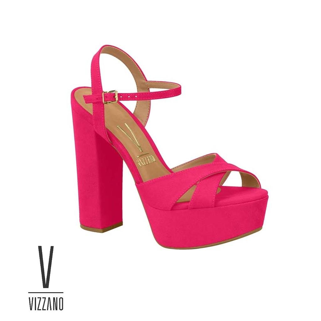 sandália camurça flex vizzano