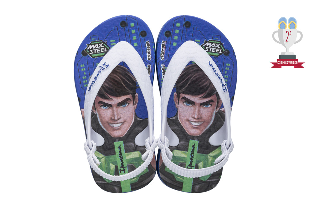 SANDALIA IPANEMA POLLY E MAX STEEL BABY 26349