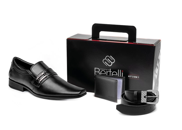 ZAPATOS BERTELLI CON CINTURON Y CARTERA 70.183