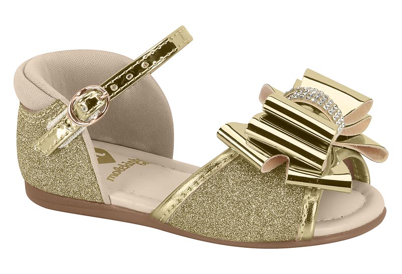 SANDALIAS MOLEKINHA GLITER MINI SHINE/CACH SOFT 2114.269