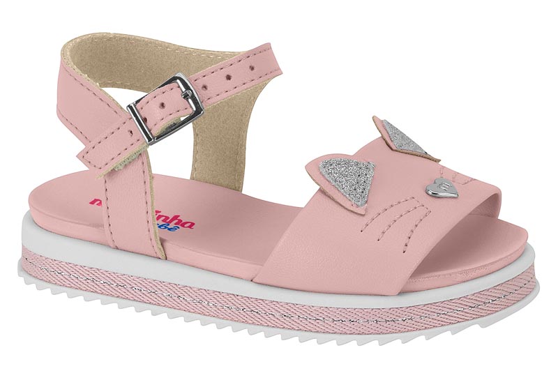 SANDALIAS MOLEKINHA NAPA TURIM/GLITER MINI SHINE 2724.215