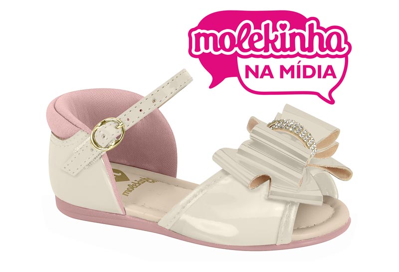 SANDALIAS MOLEKINHA 2114.269 VERNIZ PREMIUM/CACHAREL SOFT