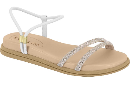 SANDALIAS BEIRA RIO 8488.113 TIRA PRONTA PELE STRECH/T PTA OSTRA