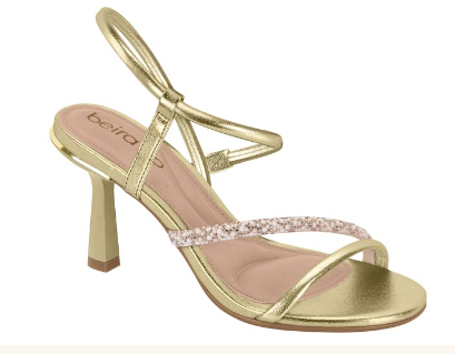 SANDALIAS BEIRA RIO 8545.301 T PTA METALIZADO PREMIUM/T P OSTRA
