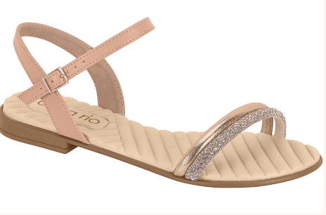 SANDALIAS BEIRA RIO 8519.109 NAPA TURIM/TP METALIZ PRE/TP STRASS