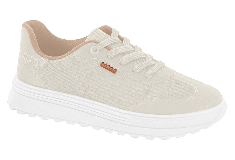 TENIS MOLECA 5809.106 VELUDO CANELADO VALEN/CAMURCA FLEX