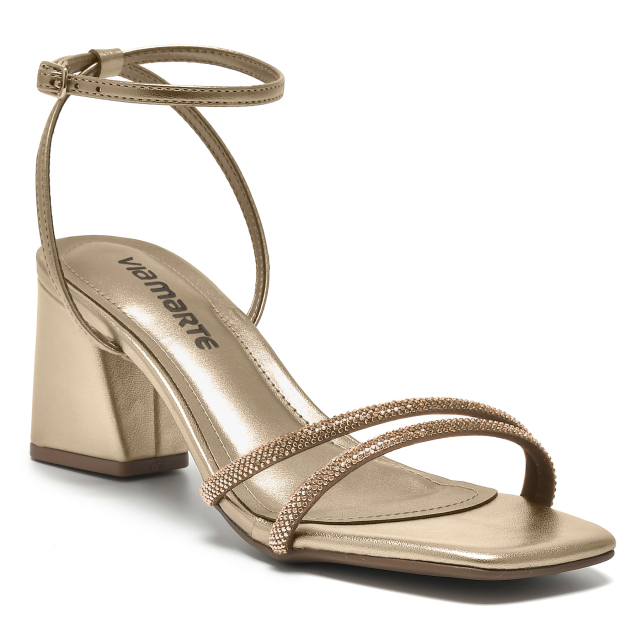 SANDALIAS VIA MARTE METALIZADO 264-010