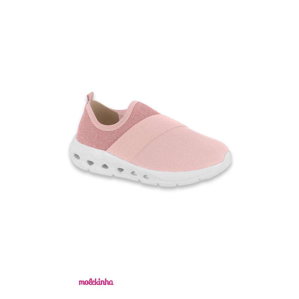 TENIS MOLEKINHA 2588.101 TECIDO MUMBAI/LYCRA PEROLA