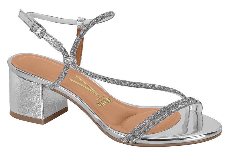 SANDALIAS VIZZANO 6291.1175 TR PR FLORENCA/BRILHO ITALIA/MET GL  