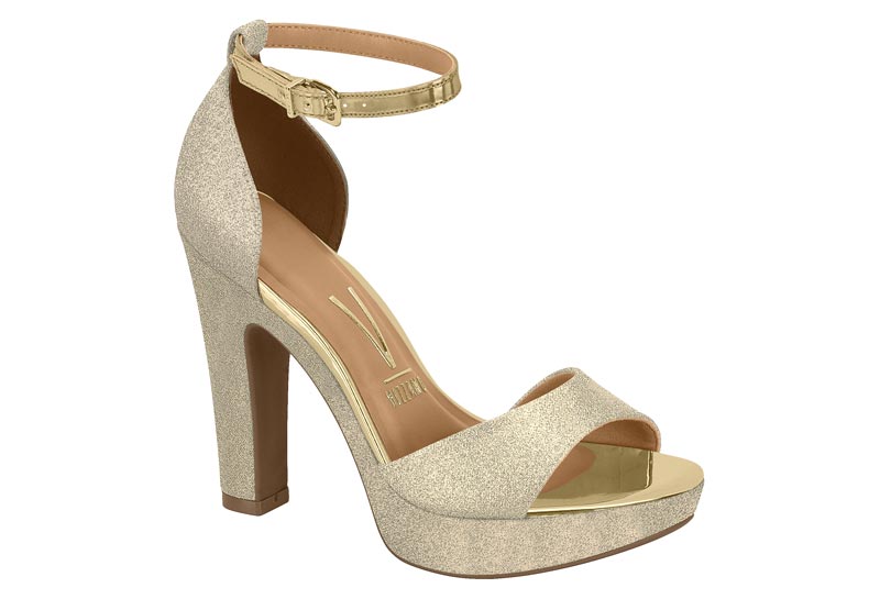 SANDALIAS VIZZANO 6292.217 TELA SHINE PARIS/METAL GLAMOUR