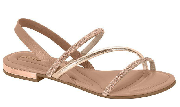 SANDALIAS BEIRA RIO 8263.969 TP STRASS/TP PELE STRECH/NAPA TURIM DIAMA