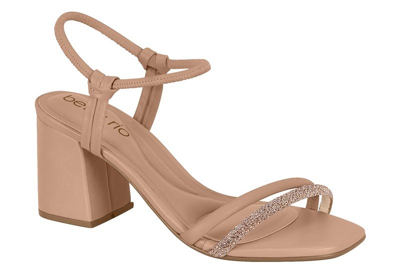 SANDALIAS BEIRA RIO 8436.213 TP STRASS /TP  PELE STRECH