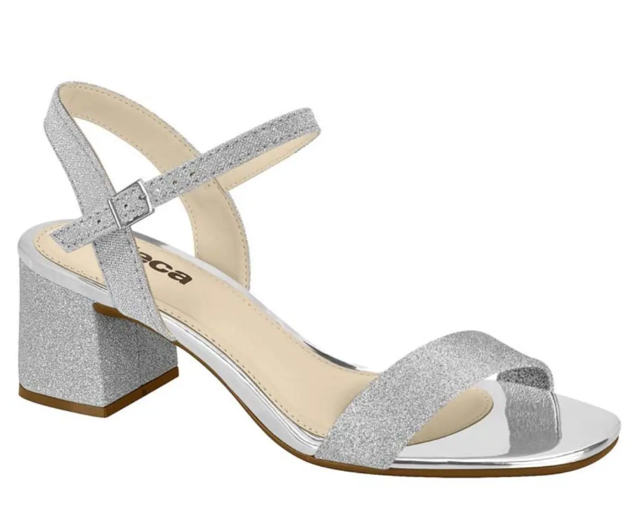 SANDALIAS MOLECA 5496.101 TELA SHINE PARIS METAL GLAMOUR 