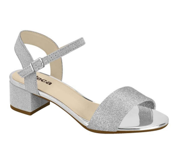 SANDALIAS MOLECA 5259.805 TELA SHINE PARIS/METAL GLAMOUR