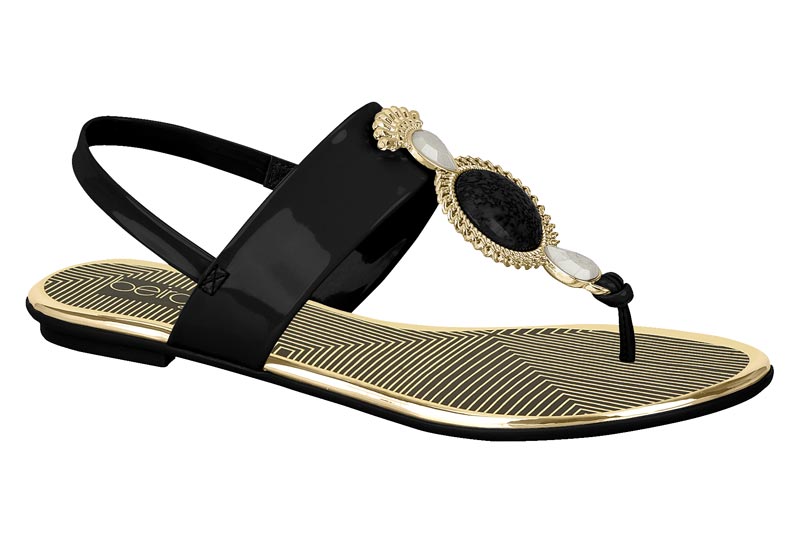Sandalia beira rio verniz sales premium