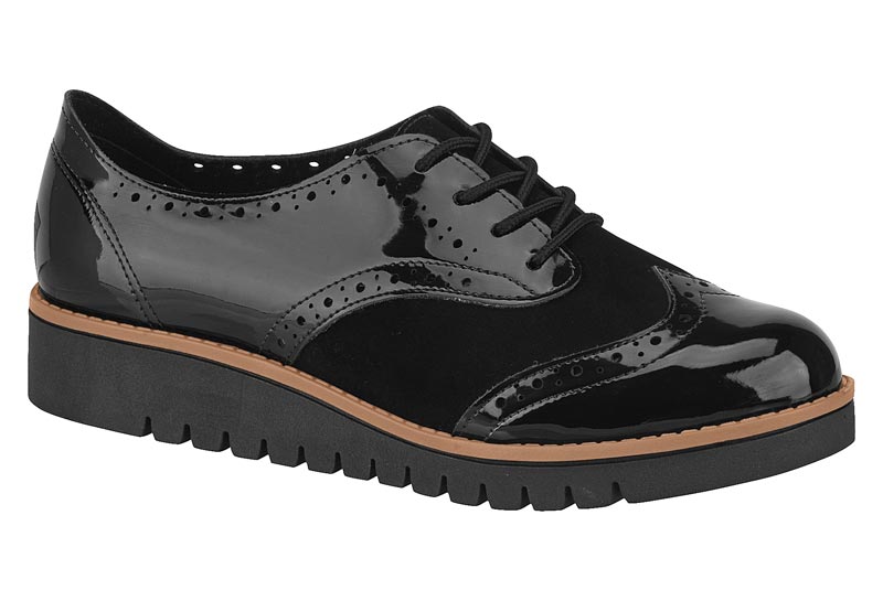 TENIS BEIRA RIO VERNIZ PREMIUM/NOBUCK NICE GLAM 4174.827