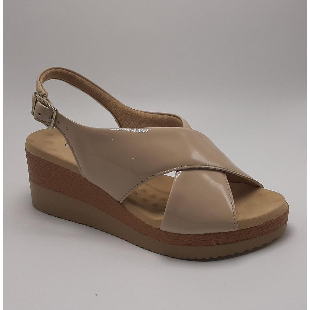 SANDALIAS MALU BRENDA FORRADA VERNIZ 581026