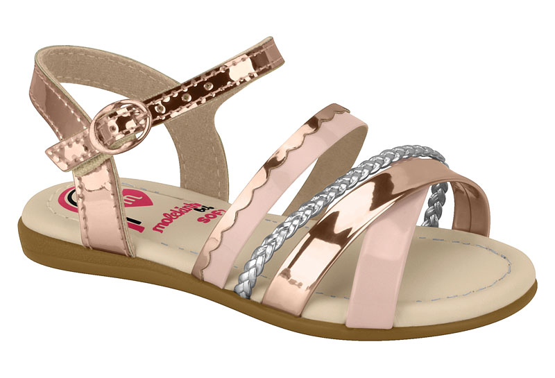 SANDALIAS MOLEKINHA MET GLAM/METAL COLOR/VZ PREMIUM 2114.246
