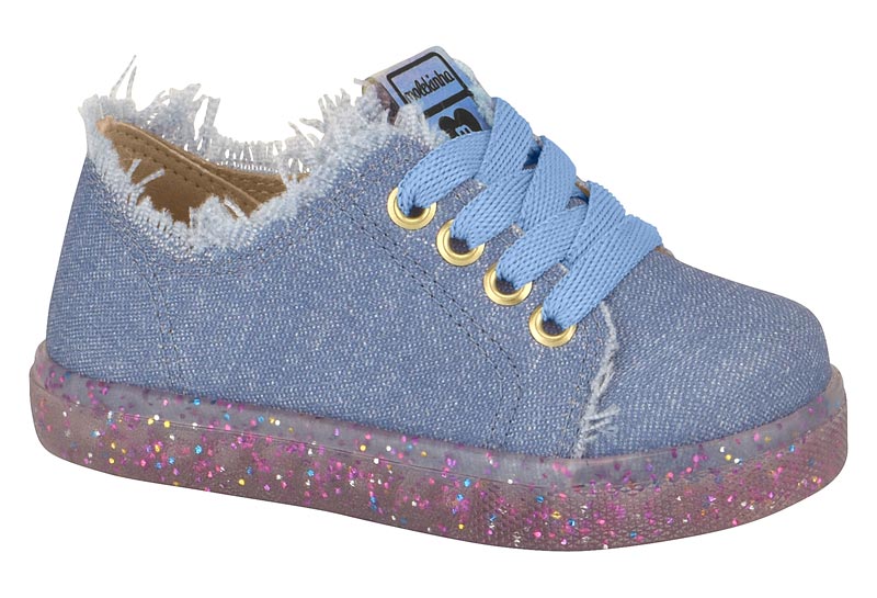 Tenis molekinha jeans best sale