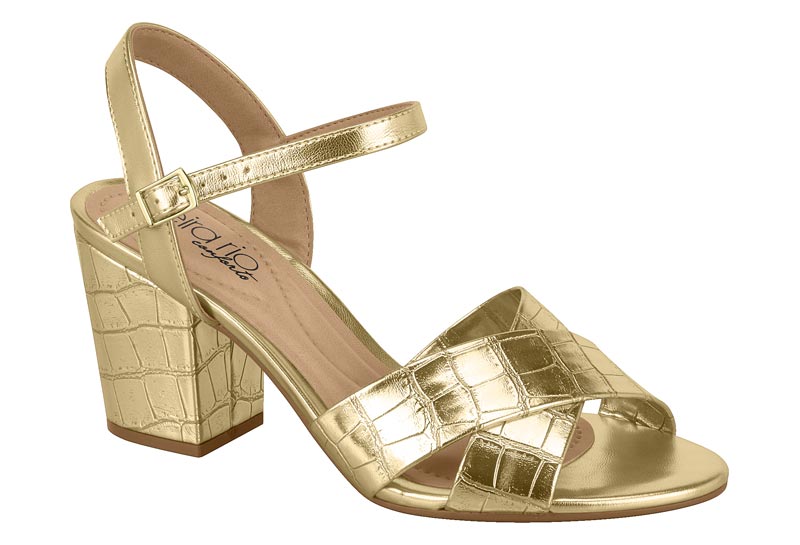 SANDALIA BEIRA RIO CROCO METALIZADO PREMIUM 8280.253