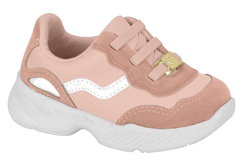 Tênis molekinha verniz rosa best sale