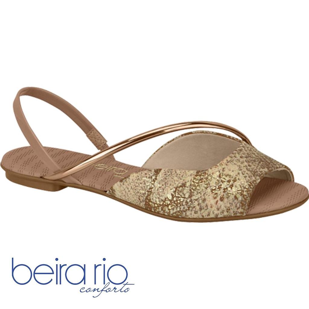 SANDALIAS BEIRA RIO SNA VEG MET/VZ PRE/MET GLM/MIL DIAM 8226.1075