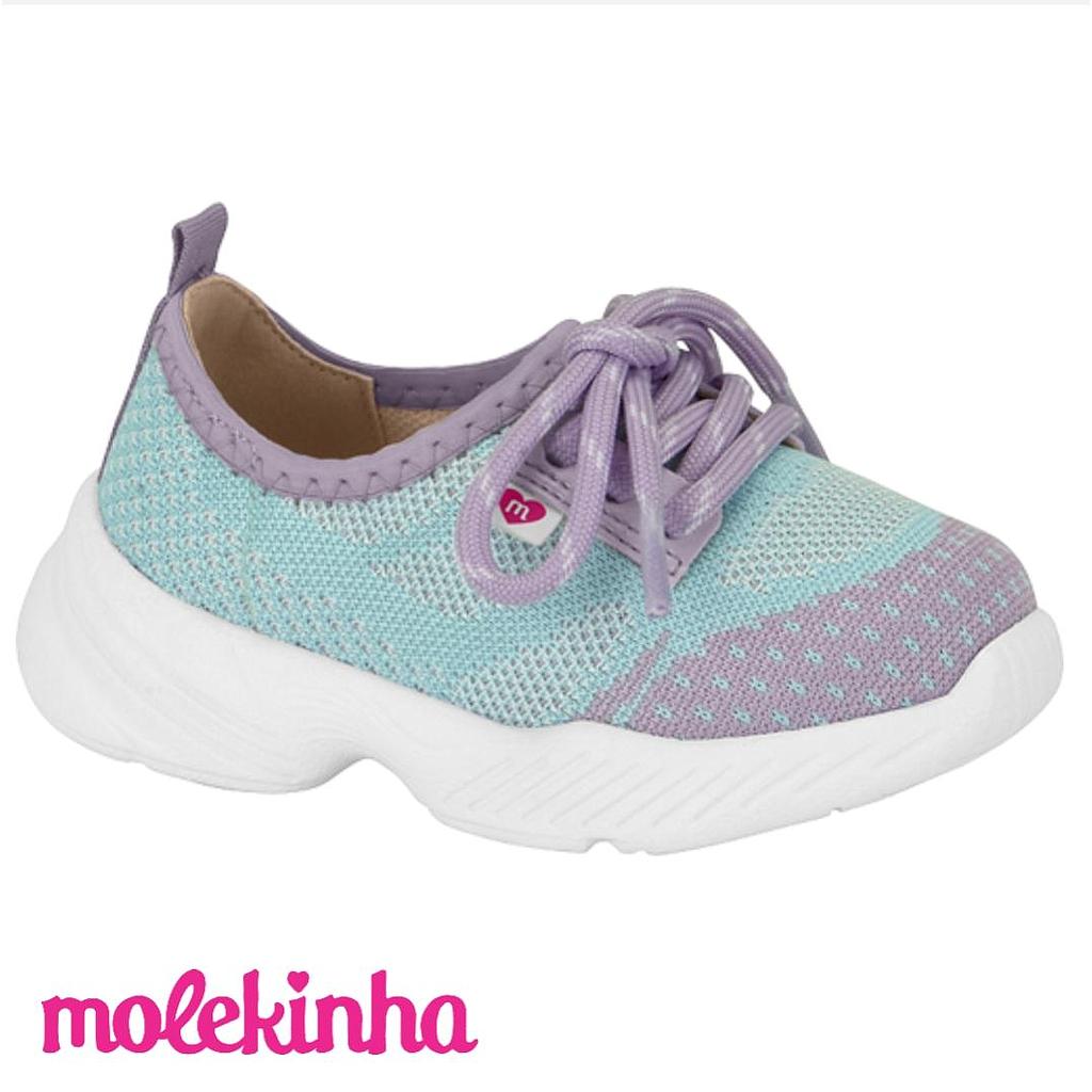 TENIS MOLEKINHA TECIDO MEXICO/NAPA PEROLA NEO 2709.106