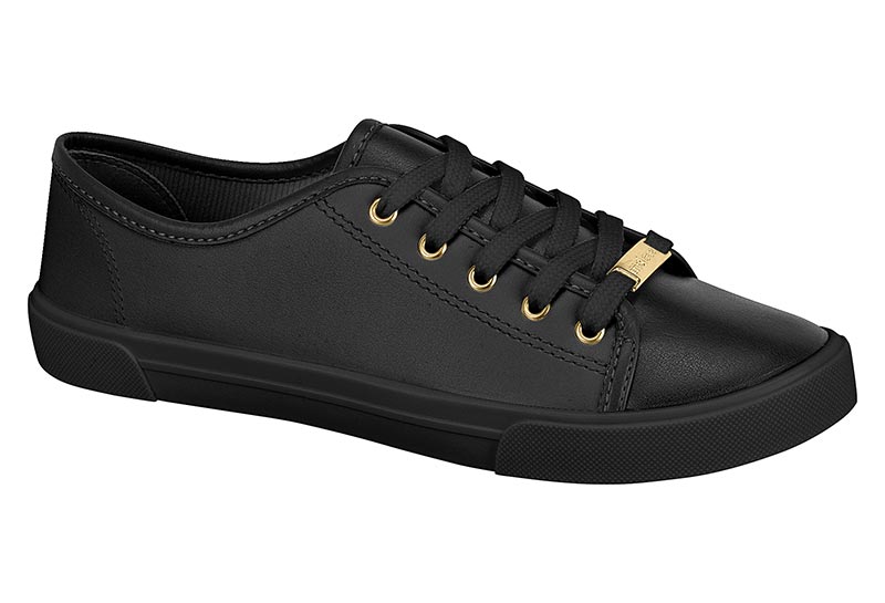 Sapatenis feminino hot sale preto moleca