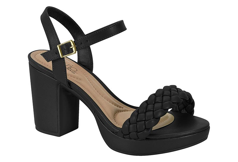 SANDALIAS BEIRA RIO T PR NP PELE STRECH/NP TURIM 8371.116