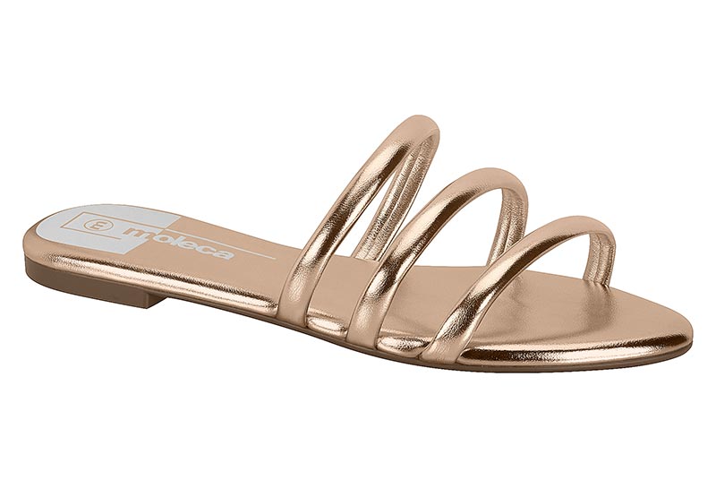 ZAPATILLAS MOLECA TIRA PRONTA METALIZADO PREMIUM 5460.204 Mc