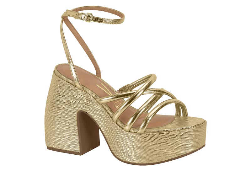 SANDALIAS VIZZANO MEIA CANA MET PREM/METALIZADO PREM 6482.301
