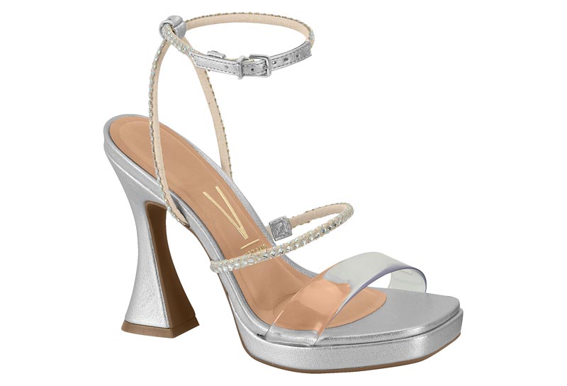 Sandalias vizzano hotsell plateadas