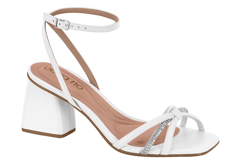 SANDALIAS BEIRA RIO NAPA TURIM TP PELE STRECH TO STRASS 8499.102