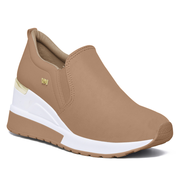 Tenis via marte caramelo top