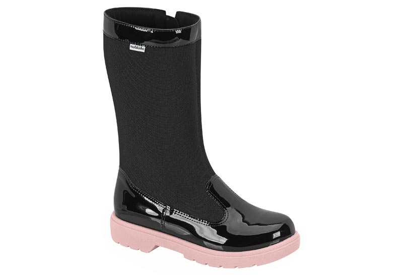BOTAS MOLEKINHA LYCRA PEROLA/VERNIZ PREMIUM 2164.133