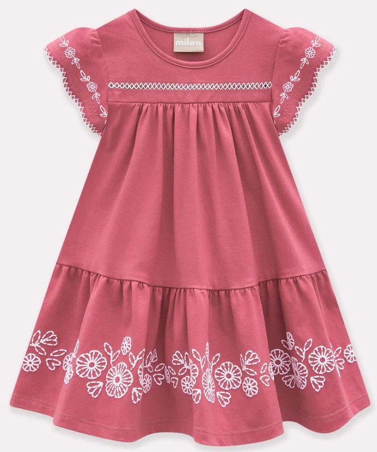 Vestido rosa milon hot sale