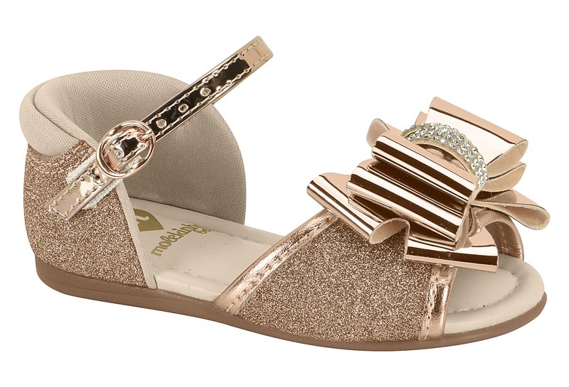 SANDALIAS MOLEKINHA GLITER MINI SHINE/CACH SOFT 2114.269