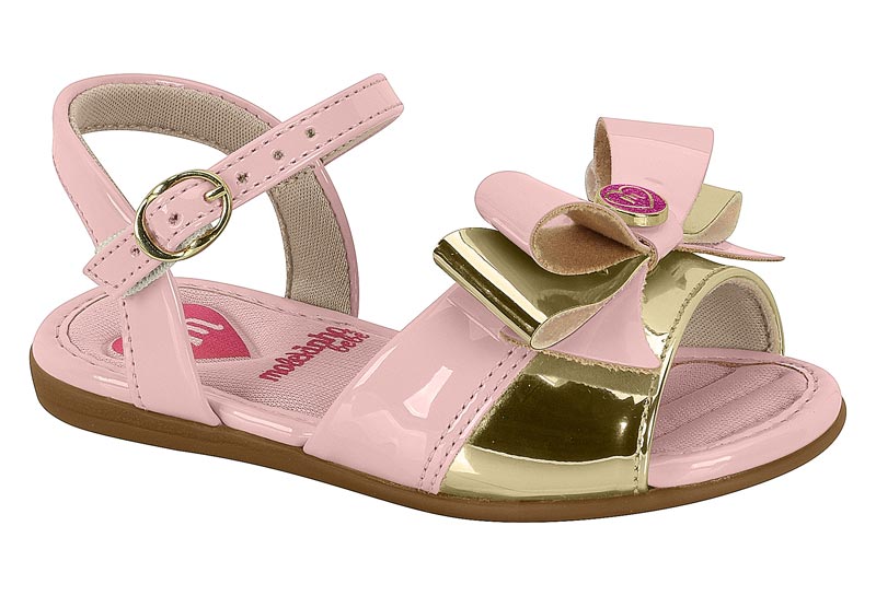 SANDALIAS MOLEKINHA VERNIZ PREMIUM/METAL GLAMOUR 2112.676