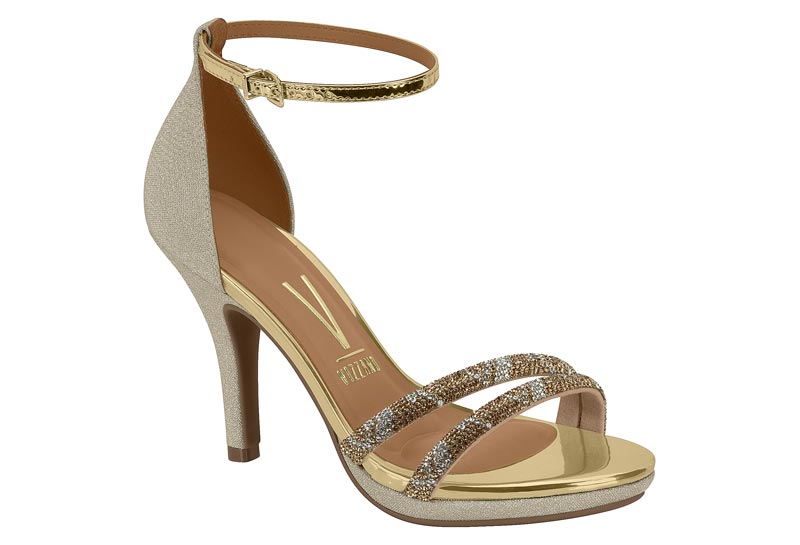 SANDALIAS VIZZANO TELA SHINE PARIS TIRA PRONTA STRASS 6210.1037