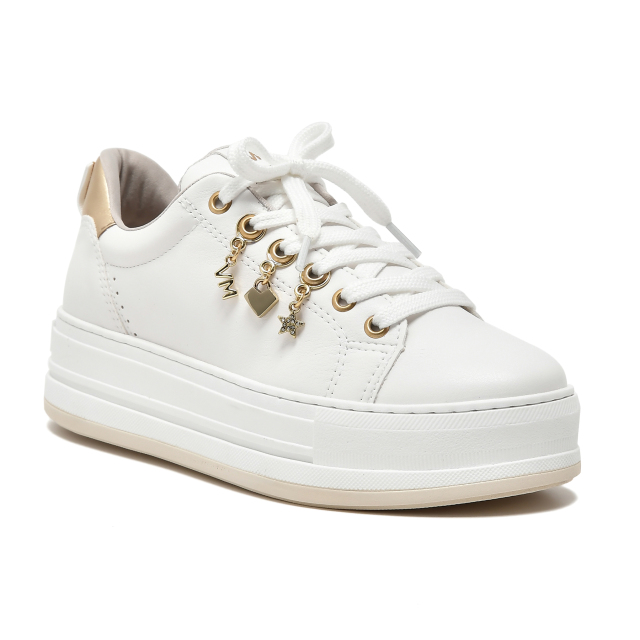 TENIS VIA MARTE NAPA/METALIZADO 093-009