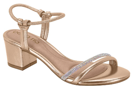 SANDALIAS BEIRA RIO TP METALIZADO PREMIUM/TP 6MM GLAM 8246.1205