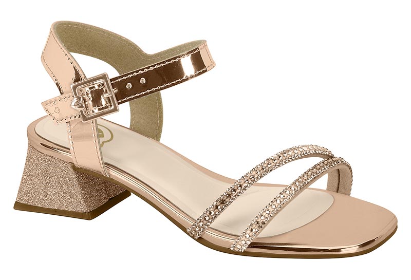 SANDALIAS MOLEKINHA METAL GLAMOUR/TIRA PRONTA 2347.107