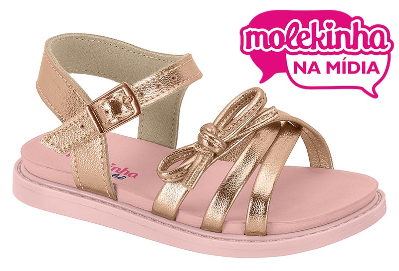 SANDALIAS MOLEKINHA 2714.222 METALIZADO PREMIUM 