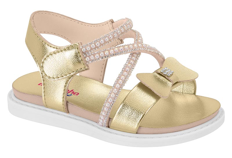 SANDALIAS MOLEKINHA 2714.425 METALIZADO PREMIUM/TIRA MILAO 
