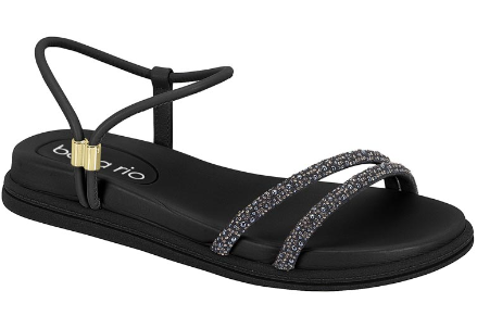 SANDALIAS BEIRA RIO 8488.113 TIRA PRONTA PELE STRECH/T PTA OSTRA