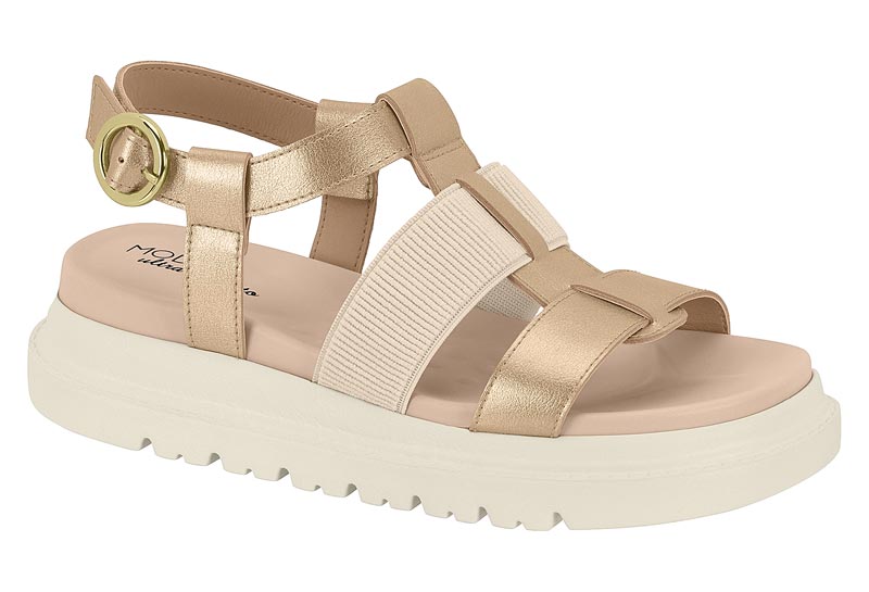 SANDALIAS MODARE 7200.101 METALIZADO LONDON/ELASTICO
