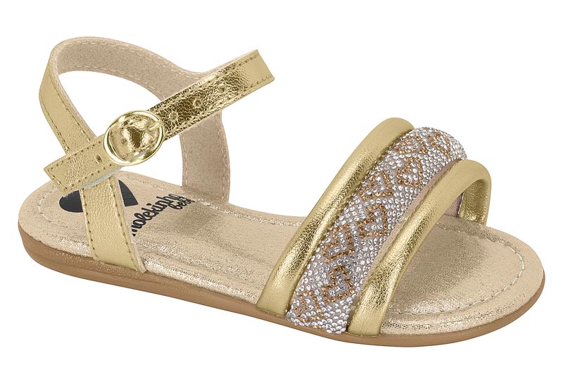 SANDALIAS MOLEKINHA 2114.280 METALIZA PREM/TP MET PREM/T CORACAO 