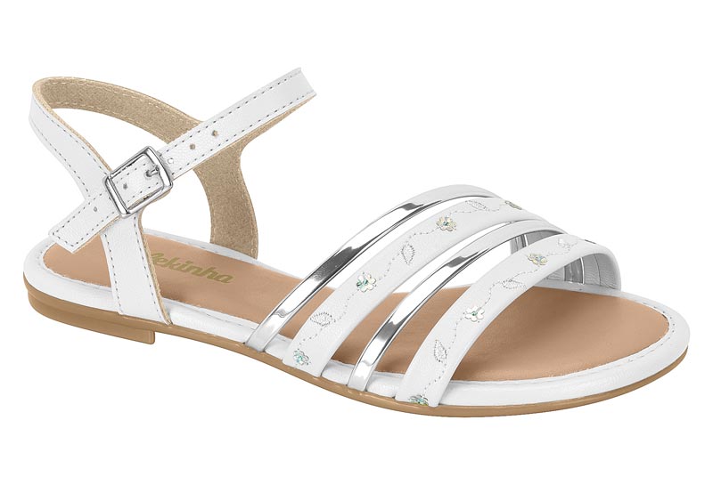 SANDALIAS MOLEKINHA 2157.1095 NAPA TURIM/TP NP TURIM/METAL GLAMOU