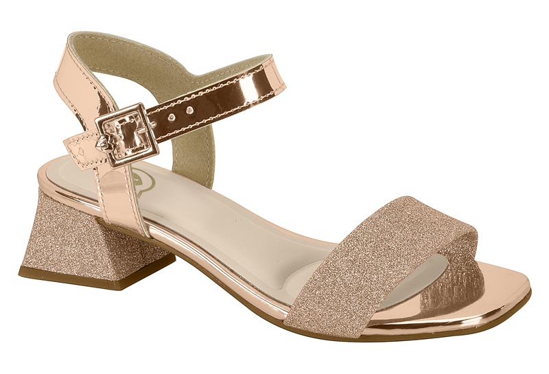 SANDALIAS MOLEKINHA 2347.100 METAL GLAMOUR/GLITER MINI SHINE