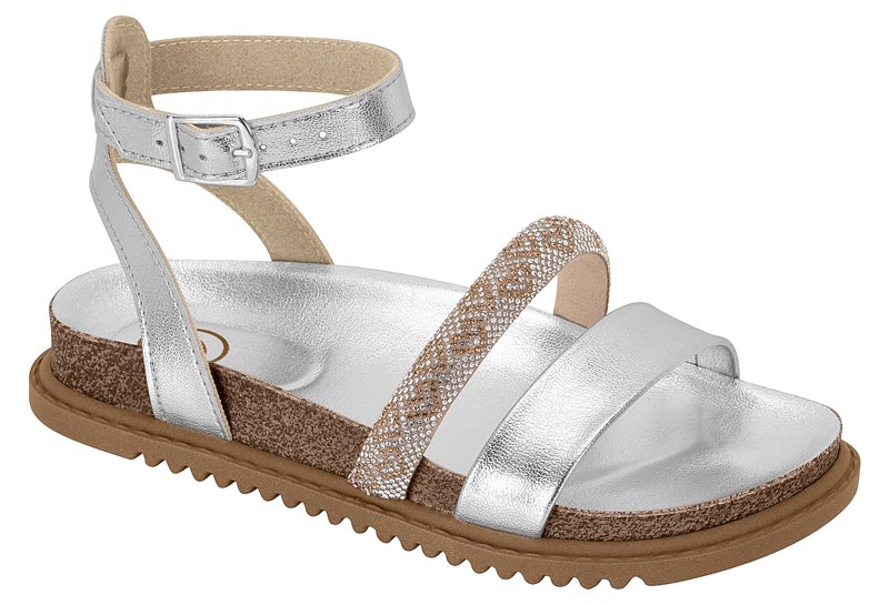 SANDALIAS MOLEKINHA 2357.102 METALIZADO PREMIUM/TIRA CORACAO